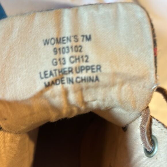 SPERRY top-siders Bailey brown leather wedge leather laces - Picture 6 of 12